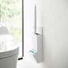 ウォール替えブラシ収納付き流せるトイレブラシホルダー プレート 石こうボード壁対応.|s9